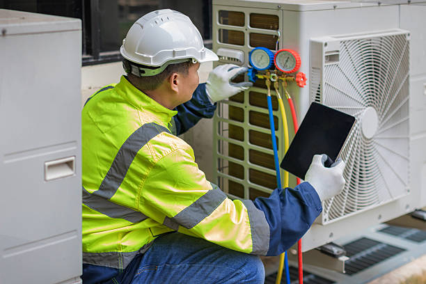 Professional Ac Installation technician working in Dobbs Ferry, NY